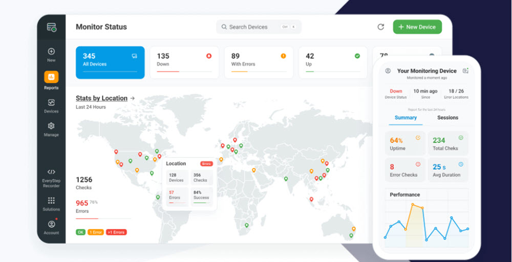 تطبيق مراقبة الهاتف dotcom-monitor