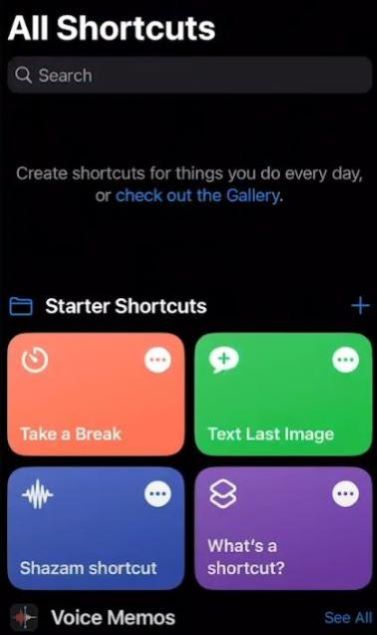 App-Nutzung mit Shortcuts auf iPhone