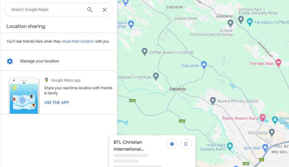 Handy-Ortung mit Google Maps