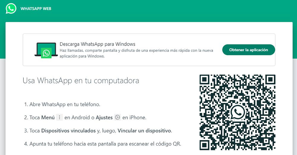 WhatsApp Web permite mantener una sesión activa en tiempo real