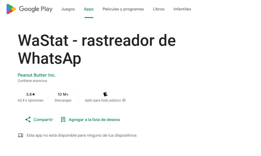 App rastreadora de WhatsApp WaStat