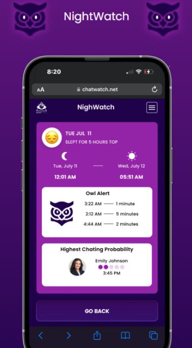 ChatWatch integra función de horario nocturno