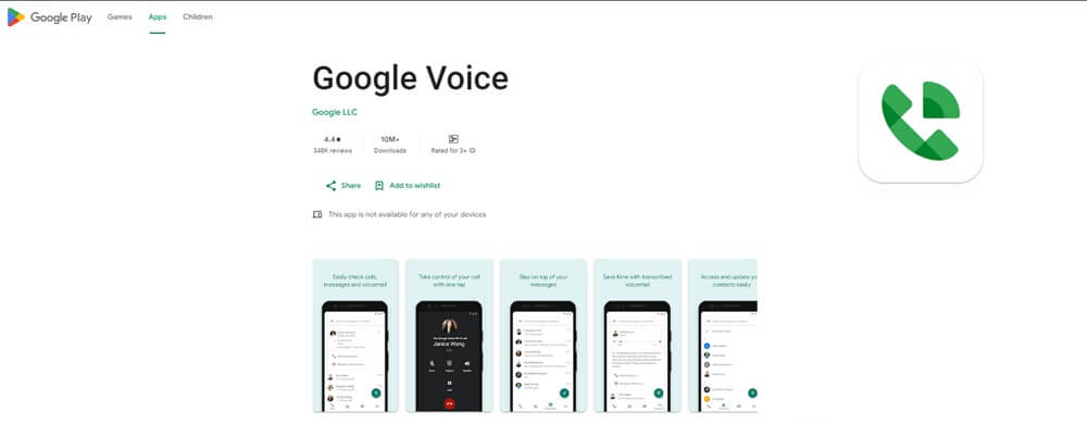 Forward text messages via Google Voice