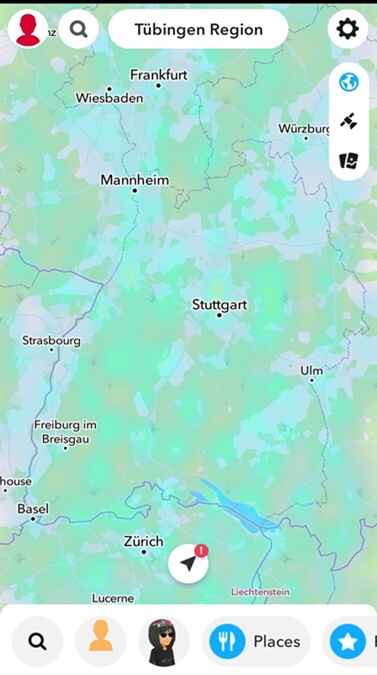 Track someone’s location via Snapchat